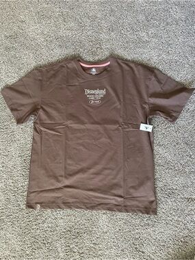Disneyland Women’s Brown Embroidered Graphic Tee